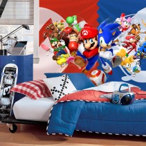 Fotomurales vinilos mario bros y sonic juegos olímpicos